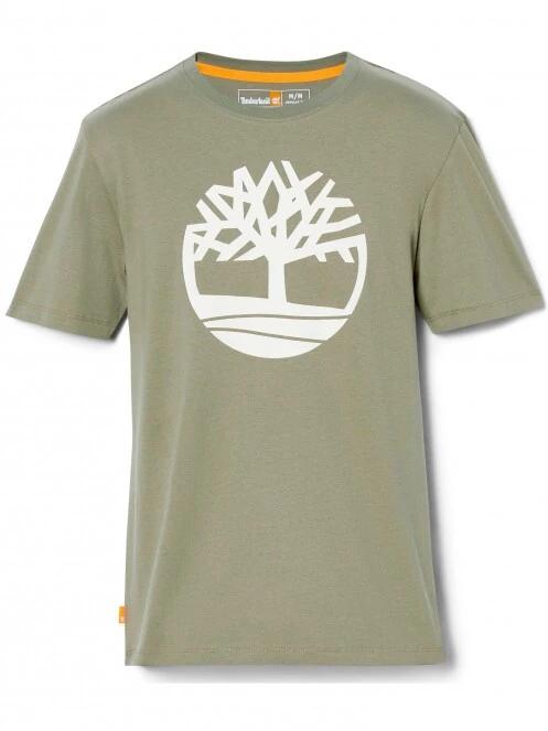 Timberland Kbec River Tree Tee férfi rövid ujjú póló zöld színben 6