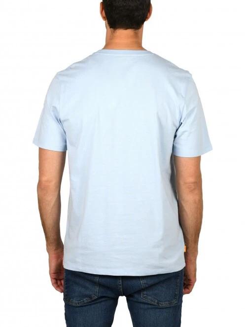 Timberland Kbec River Tree Tee férfi rövid ujjú póló világoskék színben 4