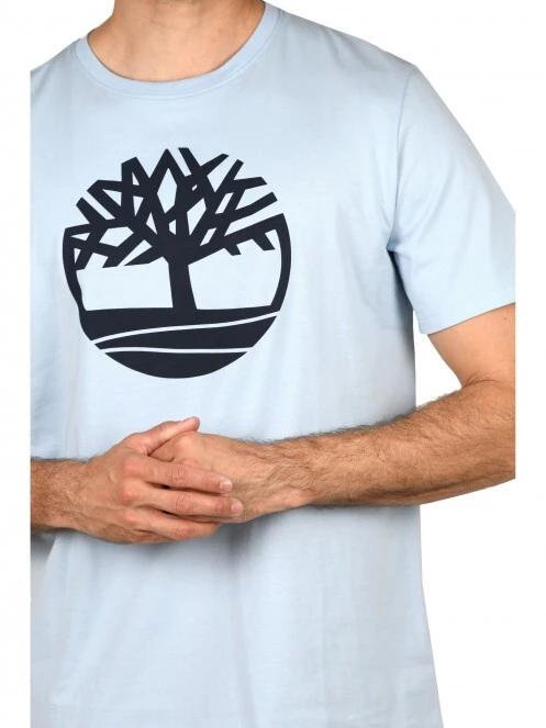 Timberland Kbec River Tree Tee férfi rövid ujjú póló világoskék színben 5