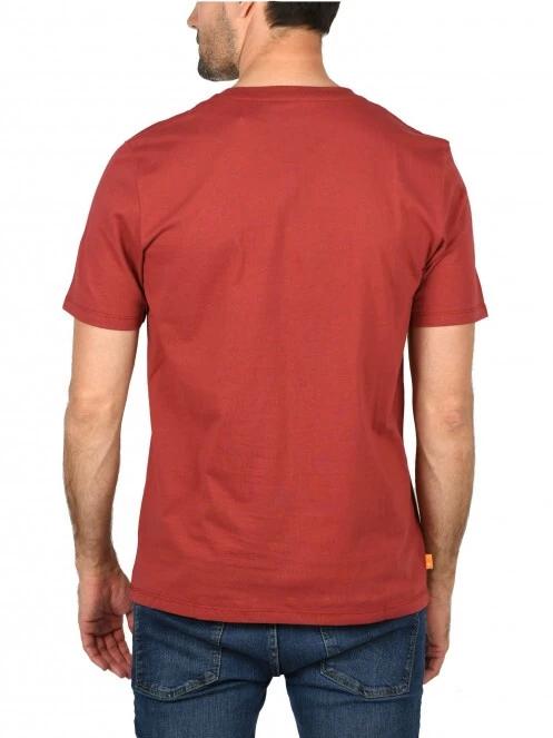 Timberland Kbec River Tree Tee férfi rövid ujjú póló piros színben 4