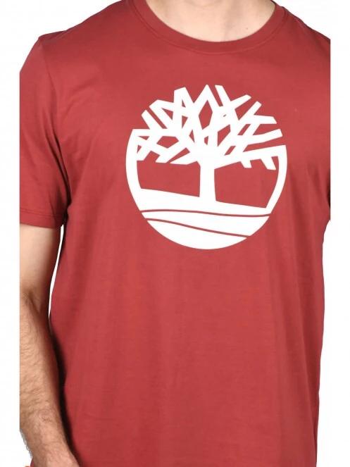 Timberland Kbec River Tree Tee férfi rövid ujjú póló piros színben 5