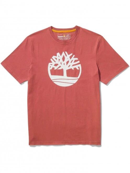 Timberland Kbec River Tree Tee férfi rövid ujjú póló piros színben 6