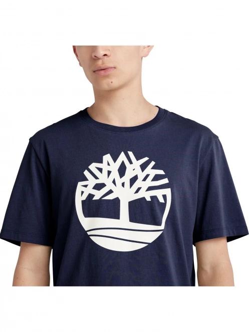 Timberland Tree Logo Short Sleeve Tee férfi rövid ujjú póló sötétkék színben 5