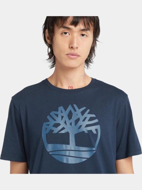 Timberland Tree Logo Short Sleeve Tee férfi rövid ujjú póló sötétkék színben 5
