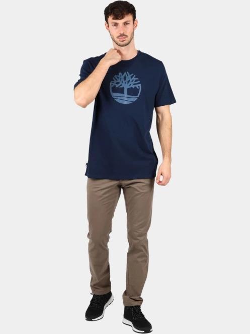Timberland Tree Logo Short Sleeve Tee férfi rövid ujjú póló sötétkék színben 5