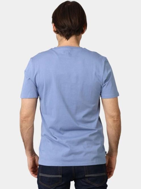 Timberland Tree Logo Short Sleeve Tee férfi rövid ujjú póló világoskék színben 4