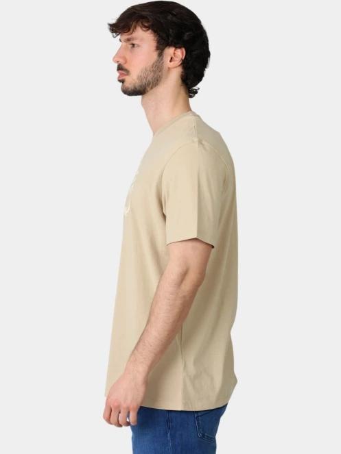 Timberland Tree Logo Short Sleeve Tee férfi rövid ujjú póló homok színben 3
