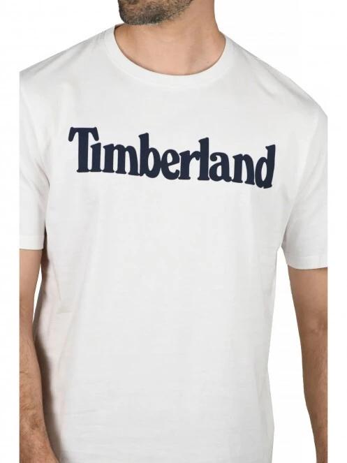 Timberland Kennebec Linear tee férfi rövid ujjú póló fehér színben 5