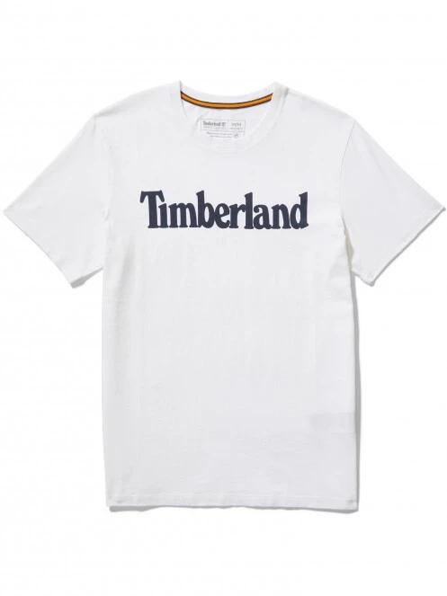 Timberland Kennebec Linear tee férfi rövid ujjú póló fehér színben 6