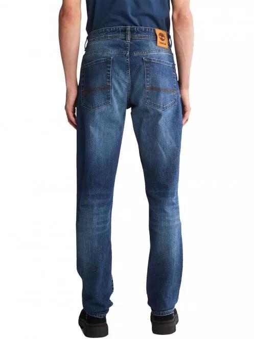 Timberland Sargent Lake Stretch Core Indigo Denim Pant Slim férfi farmernadrág kék színben 4