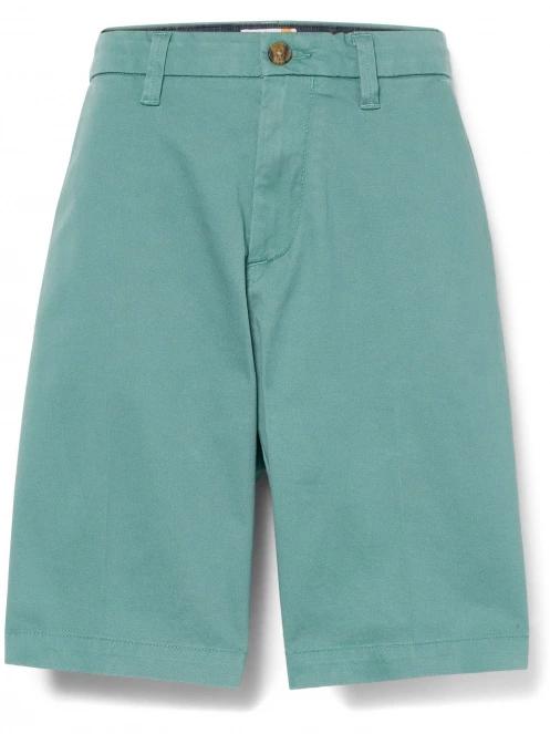 Timberland Stretch Twill Chino Short férfi rövidnadrág zöld színben 6