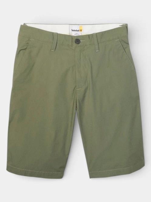 Timberland Twill Chino Short férfi rövidnadrág oliva színben 2