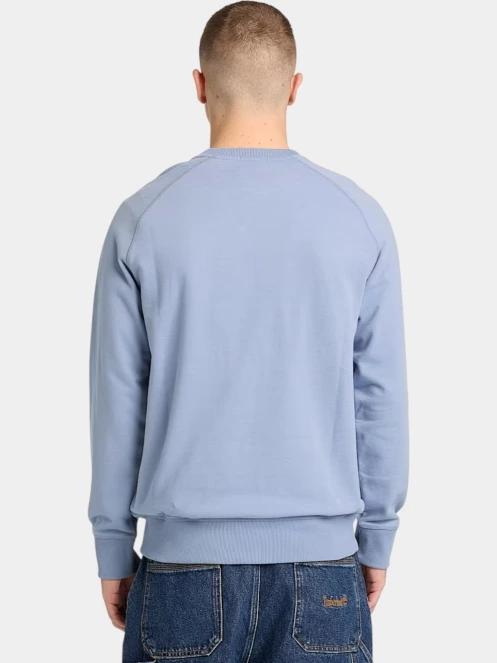 Timberland Loopback Crew Neck Sweatshirt férfi pulóver világoskék színben 3