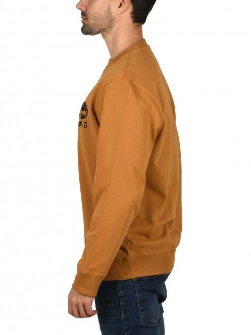 Timberland Est1973 Crew Sweats férfi pulóver sárga színben 3