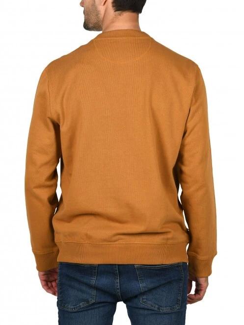 Timberland Est1973 Crew Sweats férfi pulóver sárga színben 4