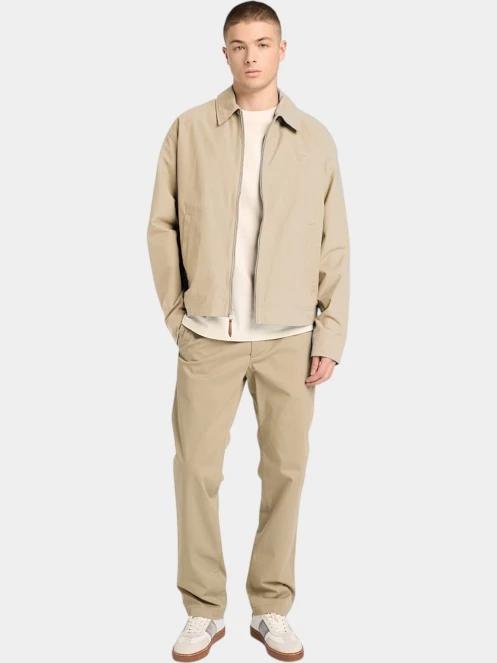 Timberland DWR Stratham Cotton Bomber férfi átmeneti kabát homok színben 4