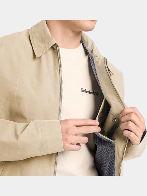 Timberland DWR Stratham Cotton Bomber férfi átmeneti kabát homok színben 5