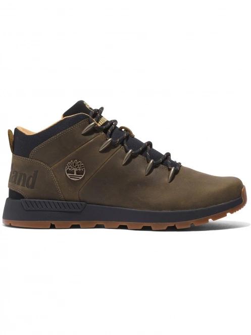 Timberland Sprint Trekker Mid férfi bakancs oliva színben 2