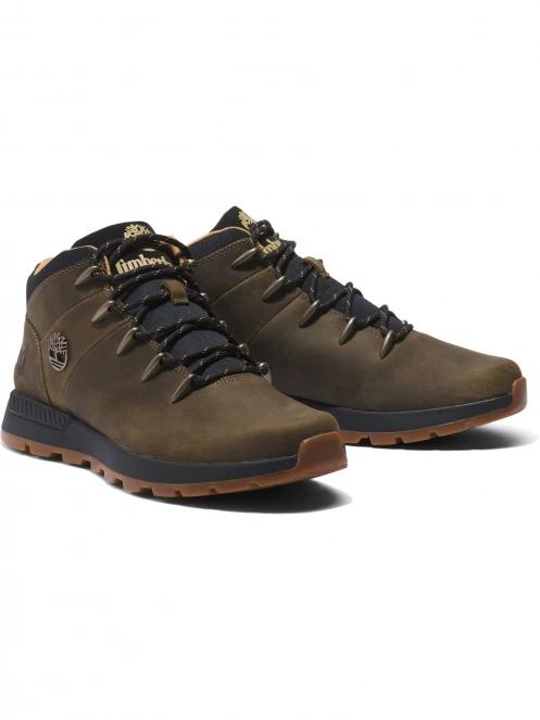 Timberland Sprint Trekker Mid férfi bakancs oliva színben 4