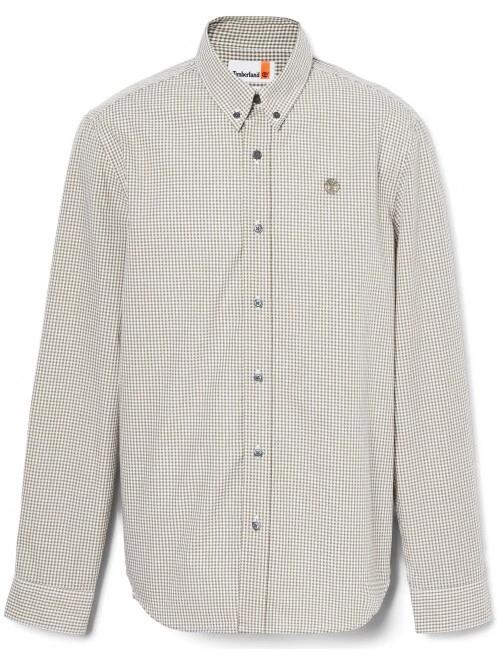 Timberland SR Poplin Mic Gng RF férfi hosszú ujjú ing zöld színben 6