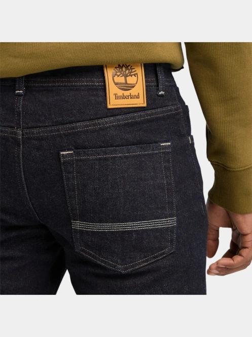 Timberland Indigo Stretch Denim Pant férfi farmernadrág fekete színben 5