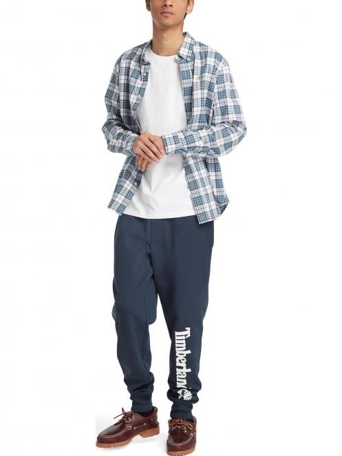Timberland Ss Dunstan Tee férfi rövid ujjú póló fehér színben 5