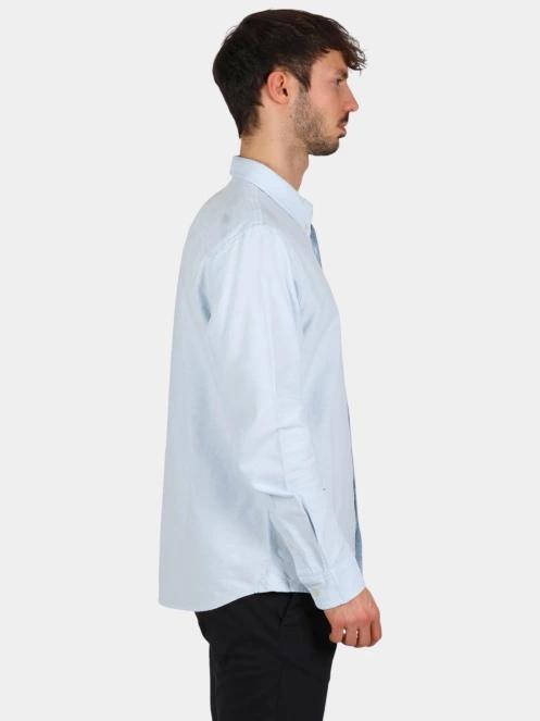 Timberland Oxford Shirt férfi hosszú ujjú ing világoskék színben 3