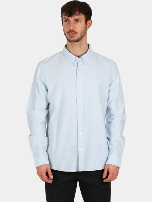 Timberland Oxford Shirt férfi hosszú ujjú ing világoskék színben 2
