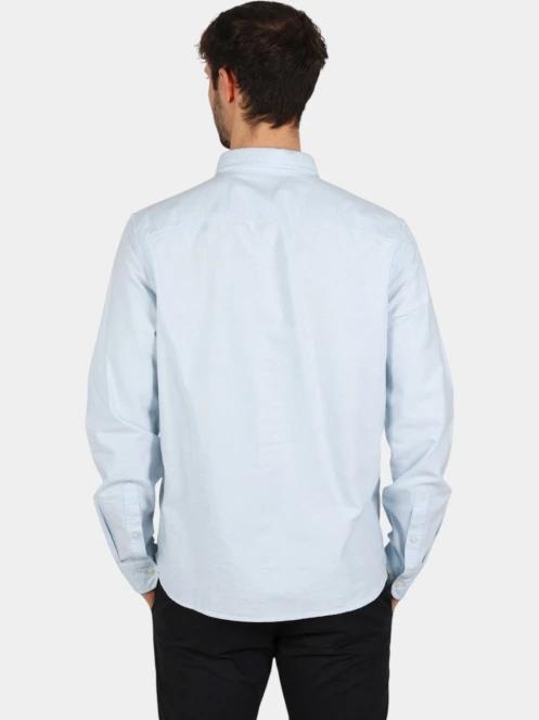 Timberland Oxford Shirt férfi hosszú ujjú ing világoskék színben 4