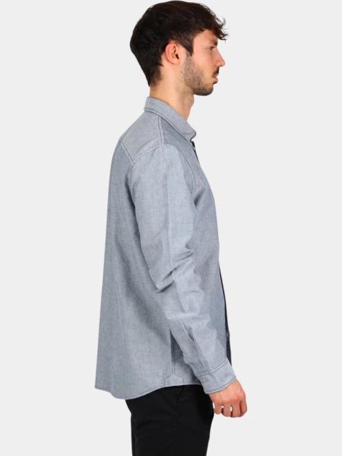 Timberland Oxford Shirt férfi hosszú ujjú ing kék színben 3