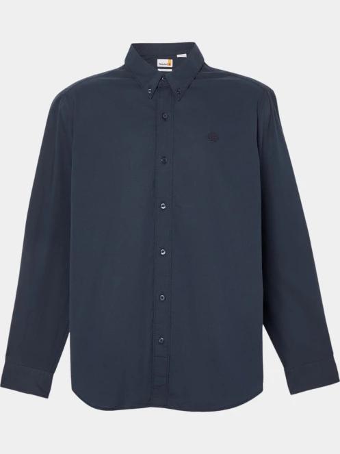Timberland Stretch Poplin Shirt férfi hosszú ujjú ing sötétkék színben 7