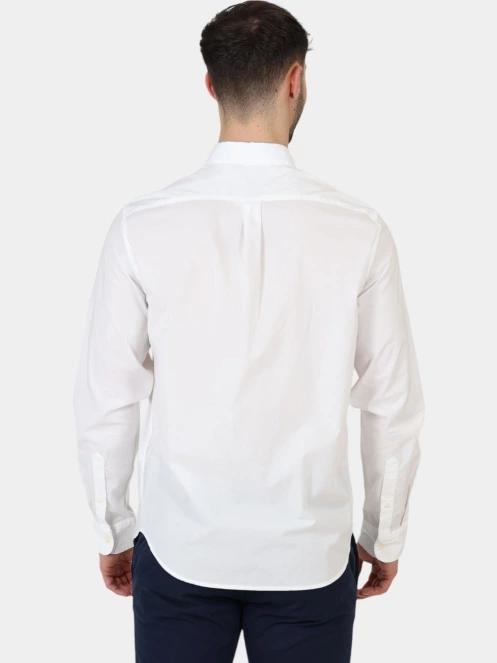 Timberland Long Sleeve Stretch Poplin Shirt férfi hosszú ujjú ing fehér színben 4