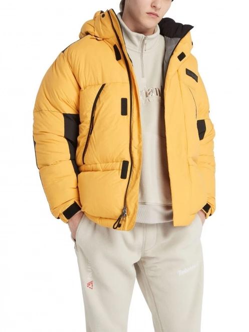 Timberland Durable Waterrepellent Rec.Down Parka férfi utcai kabát sárga színben 4