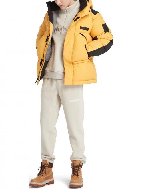 Timberland Durable Waterrepellent Rec.Down Parka férfi utcai kabát sárga színben 5