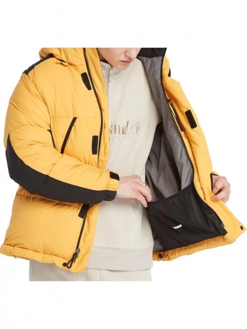 Timberland Durable Waterrepellent Rec.Down Parka férfi utcai kabát sárga színben 6