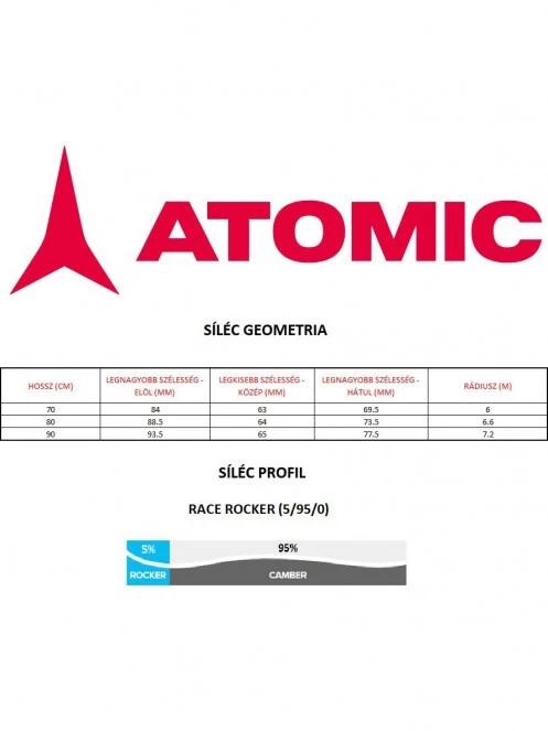 Atomic Redster J2 70-90 + C 5 GW síléc piros színben 7