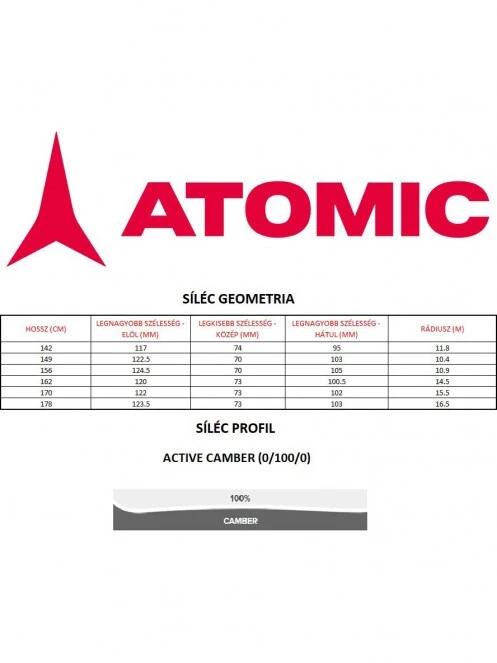 Atomic Redster Sc + M 10 GW férfi síléc fehér színben 7