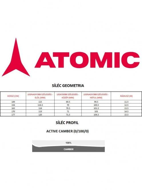 Atomic Redster Mx + M 10 GW férfi síléc piros színben 7