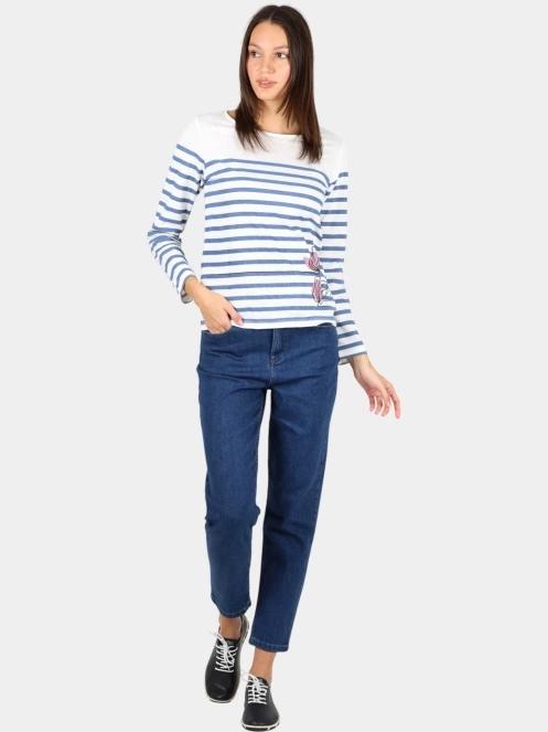 TBS Alisatee női hosszú ujjú póló fehér színben 5