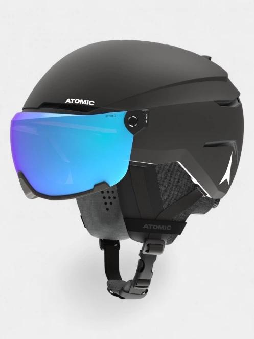 Atomic Savor Visor Stereo bukósisak fekete színben 2