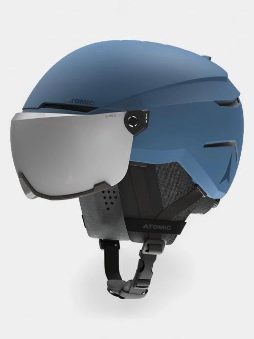 Atomic Savor Visor Stereo bukósisak kék színben 2