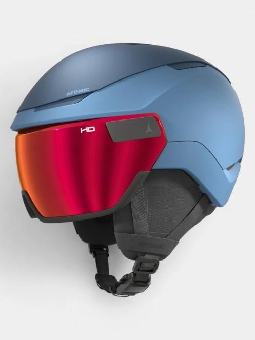 Atomic Revent Gt Amid Visor Hd bukósisak sötétkék színben 2