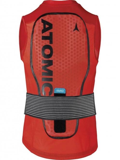 Atomic Live Shield Vest Amid M R férfi gerincprotektor piros színben 3