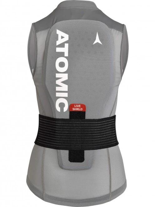 Atomic Live Shield Vest W női gerincprotektor szürke színben 5