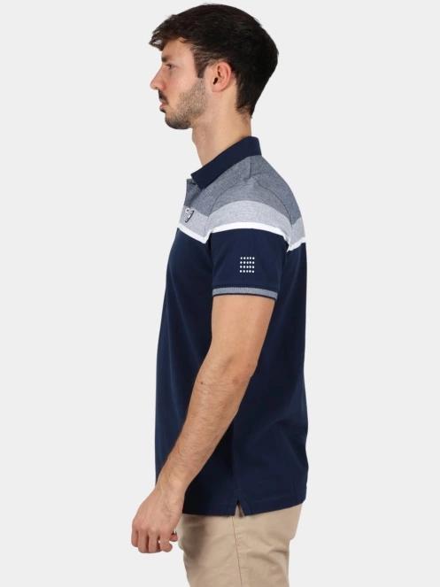 TBS Barispol férfi galléros póló sötétkék színben 3