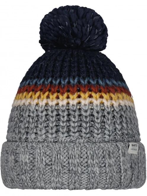 Barts Reggey Beanie bojtos sapka szürke színben 2