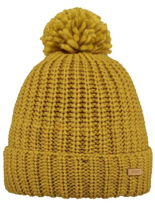 Barts Edin Beanie bojtos sapka sárga színben 2