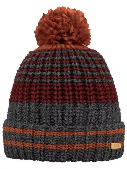 Barts Edin Beanie bojtos sapka szürke színben 2