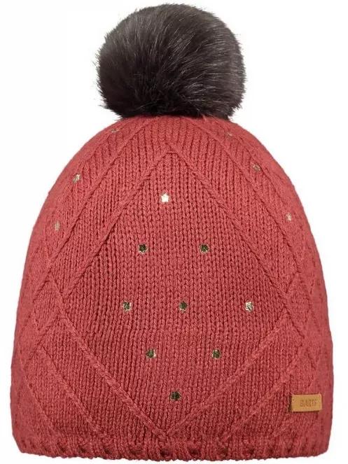 Barts Camilan Beanie bojtos sapka piros színben 2