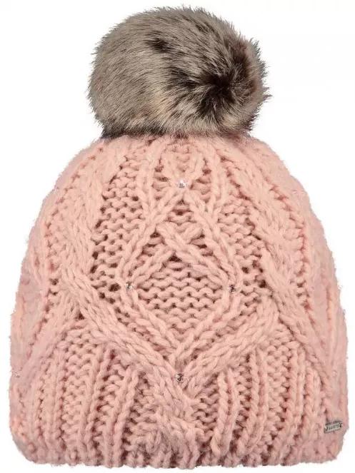 Barts Cessy Beanie bojtos sapka rózsaszín színben 2